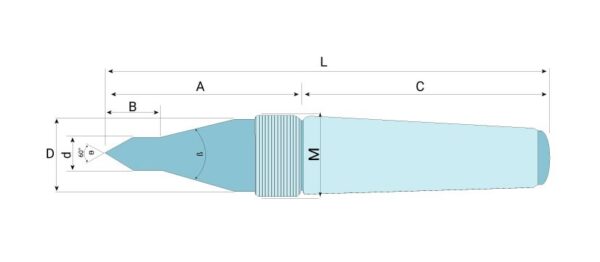 SUPERTECH  Solid Center / Dead Center CNC Type A - Image 4